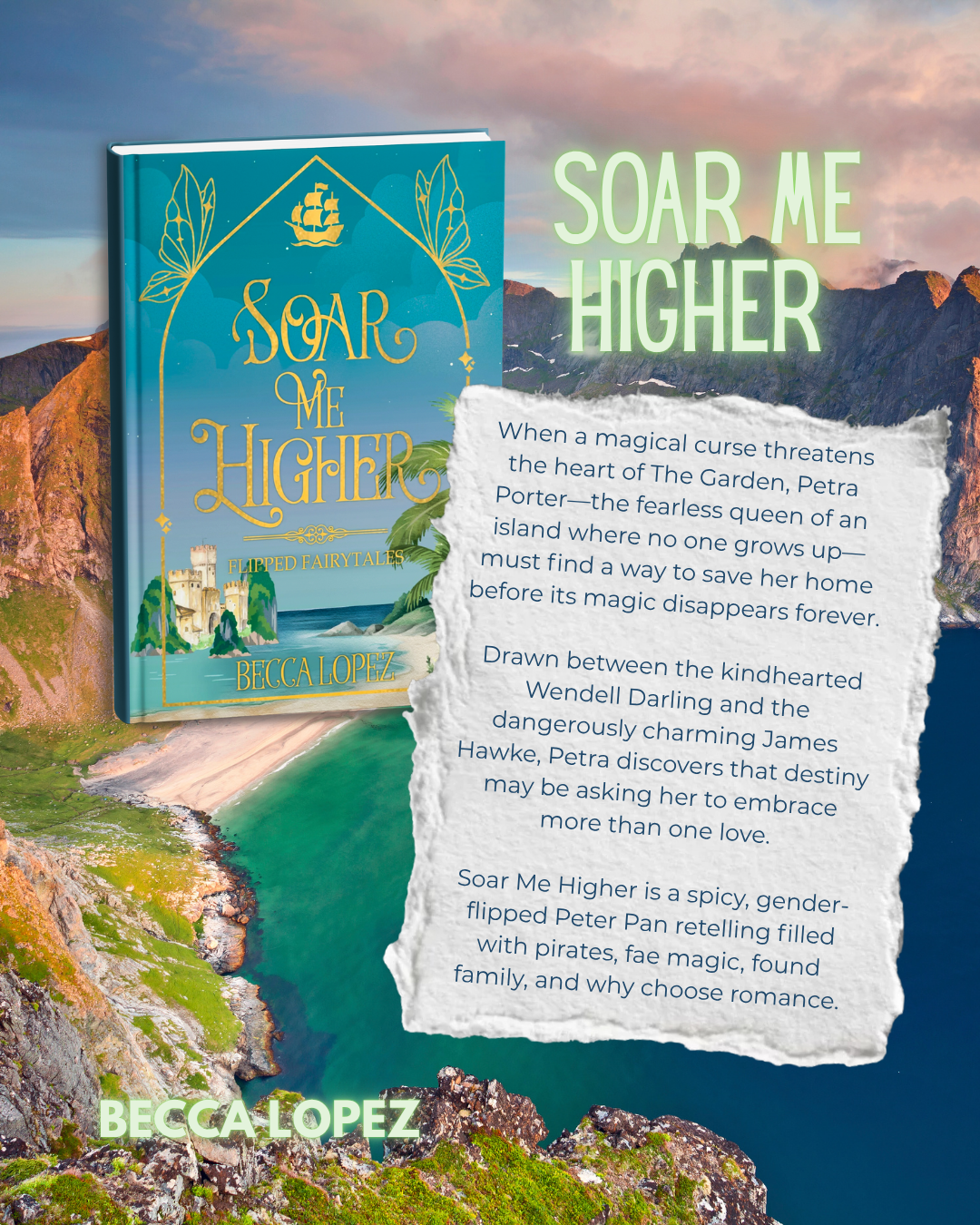 Soar Me Higher by Becca Lopez Hand Signed Paperback
