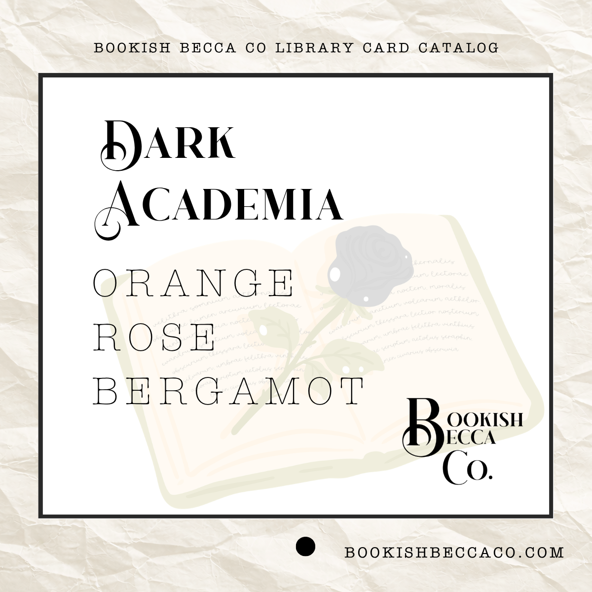 Dark Academia Fragrance