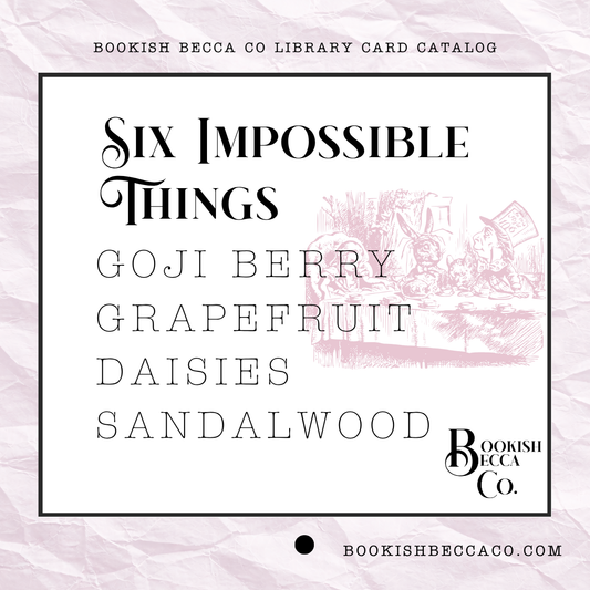 Six Impossible Things Fragrance