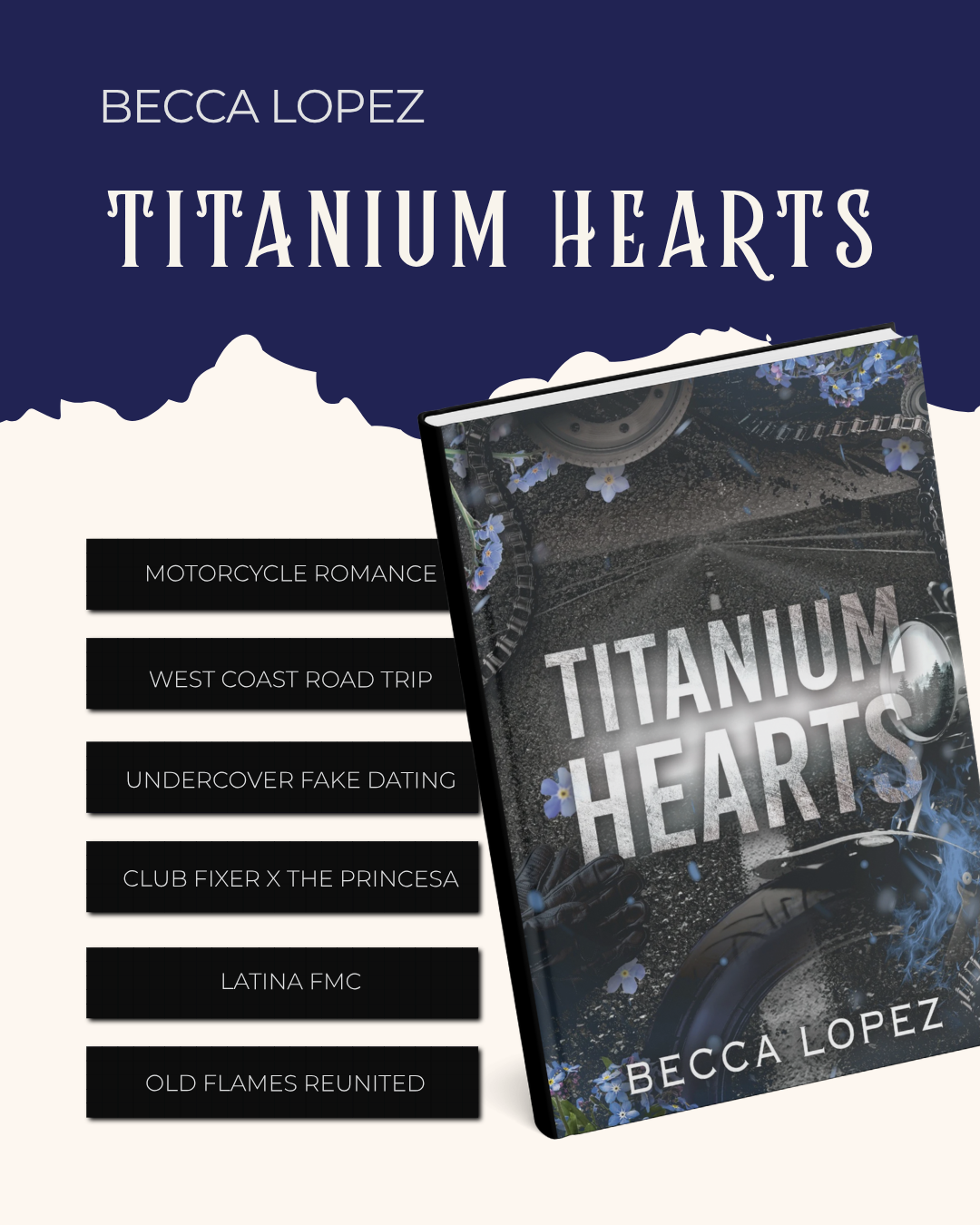 Hand Signed Copy of Titanium Hearts by Becca Lopez