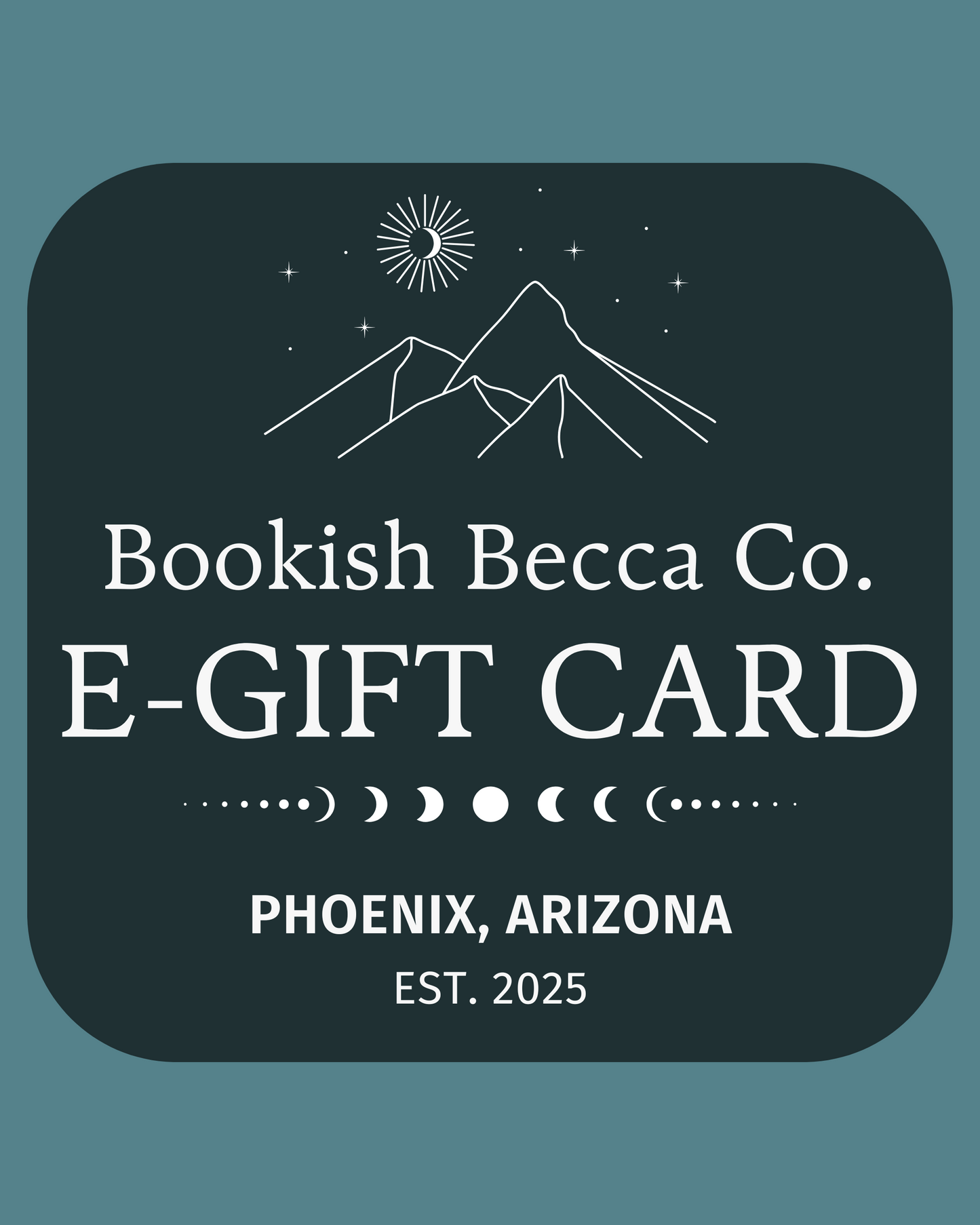 Bookish Becca Co. Gift Card
